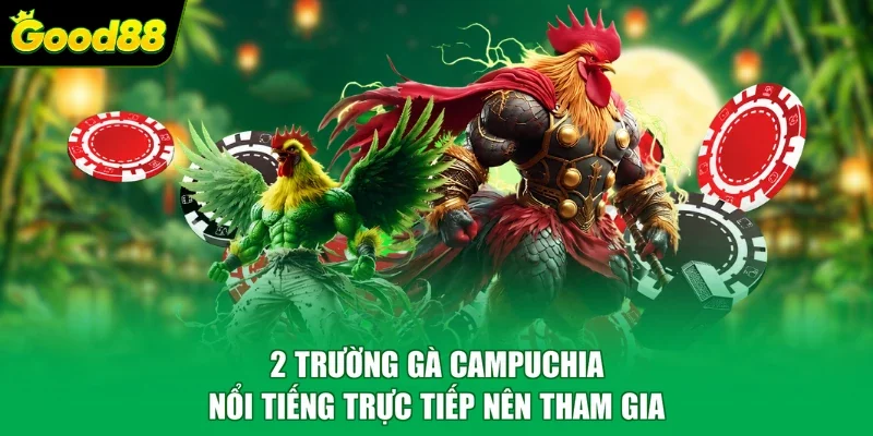 2 trường gà campuchia nổi tiếng trực tiếp nên tham gia