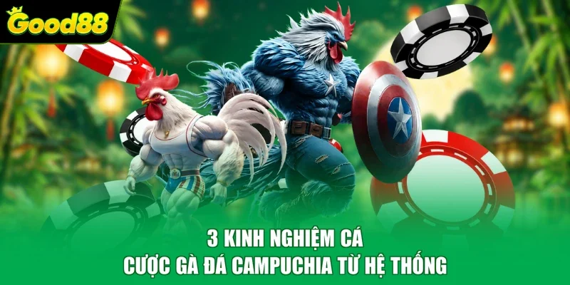 3 kinh nghiệm cá cược gà đá campuchia từ hệ thống