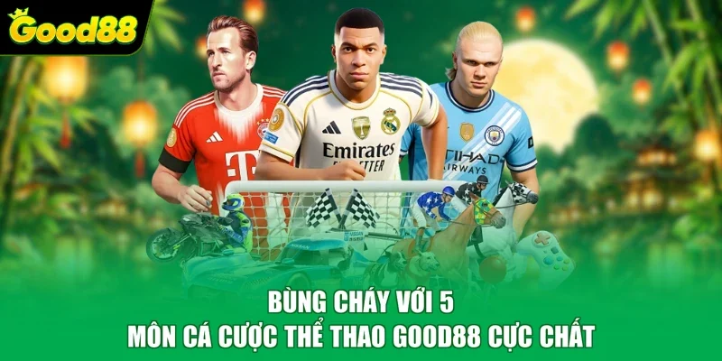 Bùng cháy với 5 môn cá cược thể thao Good88 cực chất