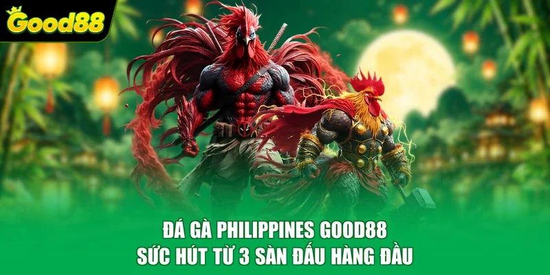 Đá Gà Philippines Good88 - Sức Hút Từ 3 Sàn Đấu Hàng Đầu