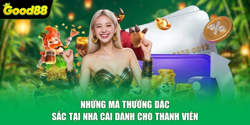 Những mã thưởng đặc sắc tại nhà cái dành cho thành viên